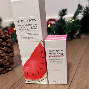 Glow Recipe Watermelon Glow Toner and Dewy Drops Set
